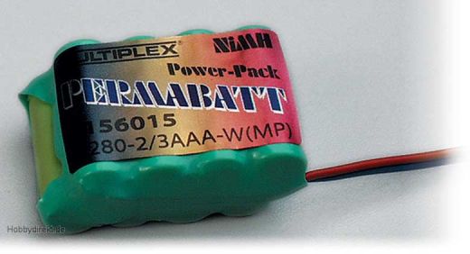 PERMABATT A.-Ak. NiMH 8/280-2/3AAA-W (MP) Multiplex 156015