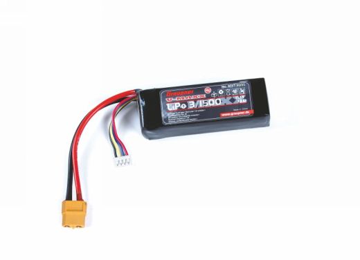 LiPo-Akku V-MAXX 50C3/1500 11,1V XT60 Graupner 9717.3.D35