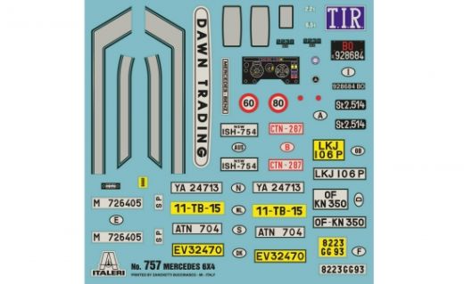 1:24 Mercedes Benz Sattelzugmaschine 6x4 Carson 757 510000757