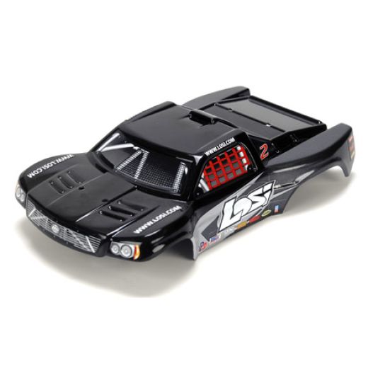 Losi 1/24 4WD Short Course Karosserie, Schwarz Horizon LOSB1781