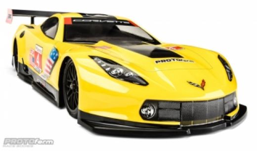 Chevrolet Corvette C7.R Klarsichthülle 1/10 190mm PROTOFORM PRM155730