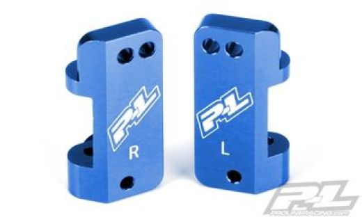 Blaue Aluminium-Radblocks für PRO-2 und SlashÂ® 2WD PRO-LINE RACING 6255-00