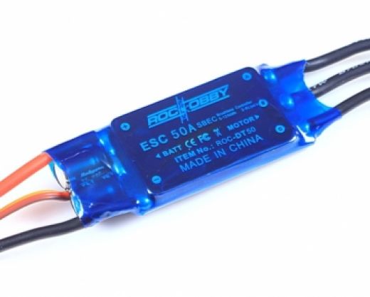 ESC 50A ESC für Hochgeschwindigkeitssegler ROC HOBBY KB-114-1