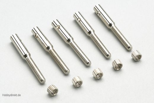 Ø6mm Aluminium Hülsen M2.5 Kohlefaserstäbe(5St) HCAQ8030