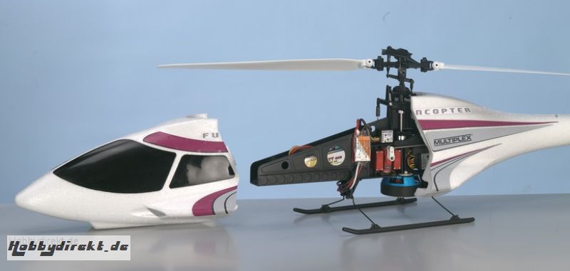 RR FunCopter (montiert m. Motor +Regler +Servos +Kreisel) Multiplex 263001