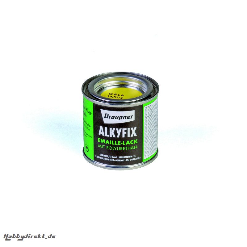 Alkyfix Emaillelackgelb 100ml Graupner 1470.4