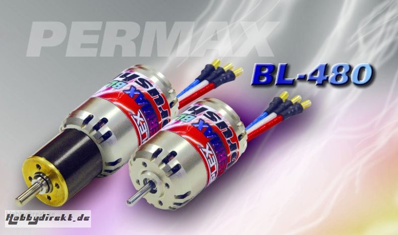 Permax Brushless BL-480/4G m 3.3:1 Planeten-Getriebe Multiplex 3