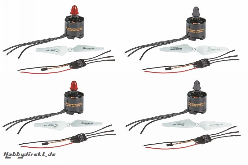 500er Copter Antriebsset für 330 bis 500 Graupner 16550.4