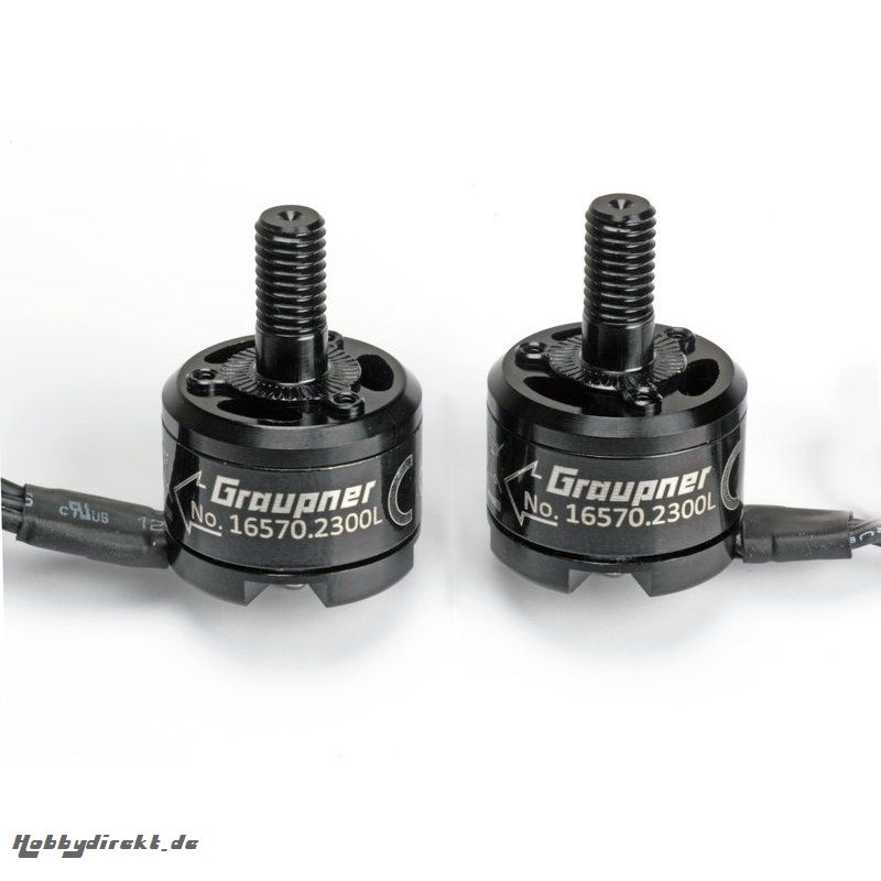 ULTRA PRO 1306 2300KV BL Motor linksgew.(2 Stück) Graupner 16570.2300L