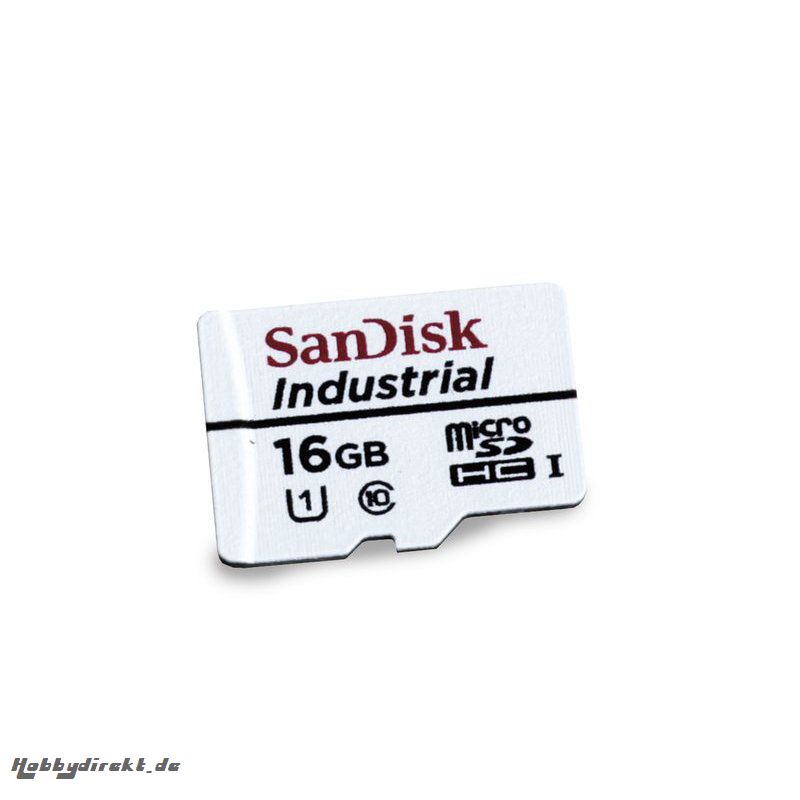 Micro-SD Karte 16GBIndustrial für HoTT- Graupner 33002.16