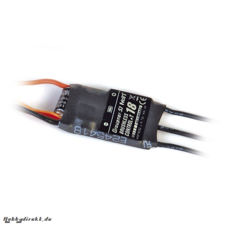 Regler BRUSHLESS CONTROL + T 18 BEC SC Graupner 33718.SC