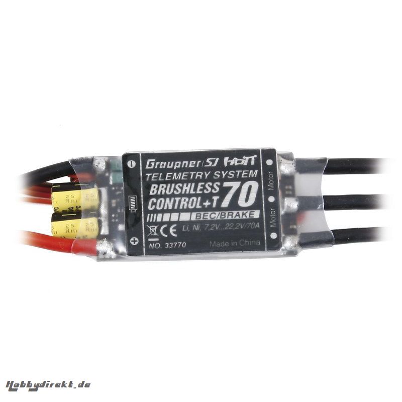 Regler BRUSHLESS CONTROL + T 70 G3,5 Graupner 33770