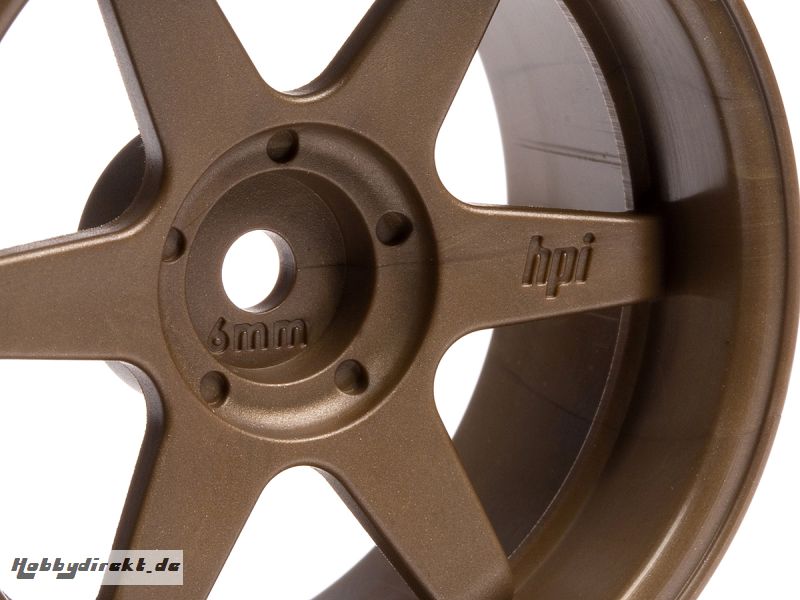 TE37 Felge 26mm (Bronze/6mm Offset) HPI 3848