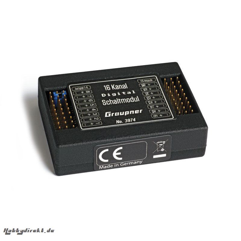 16 Kanal DigitalSchaltmodul Graupner 3974