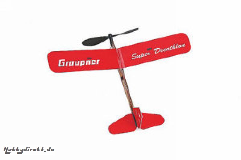 WP SUPER DECATHLON Gummimotor Flugmodell Graupner 4403