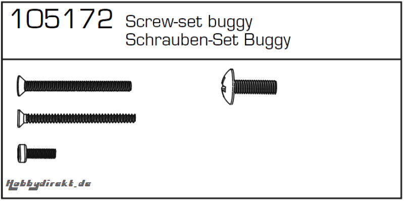 Schrauben-Set CV-10B/T Carson 105172