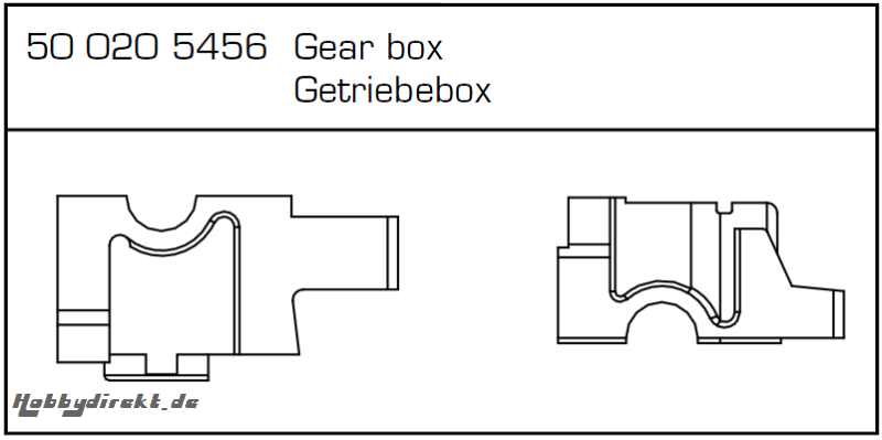 Getriebegehäuse,CY-Chassis Carson 205456