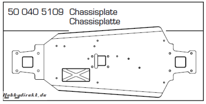 Chassisplatte Specter brushless Carson 405109 500405109