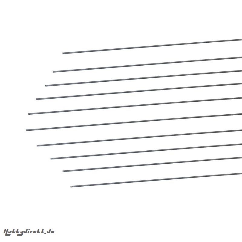 Stahldraht 0,5 mm/1000mm Mindestabnahme 10 Stück Graupner 519.0,5
