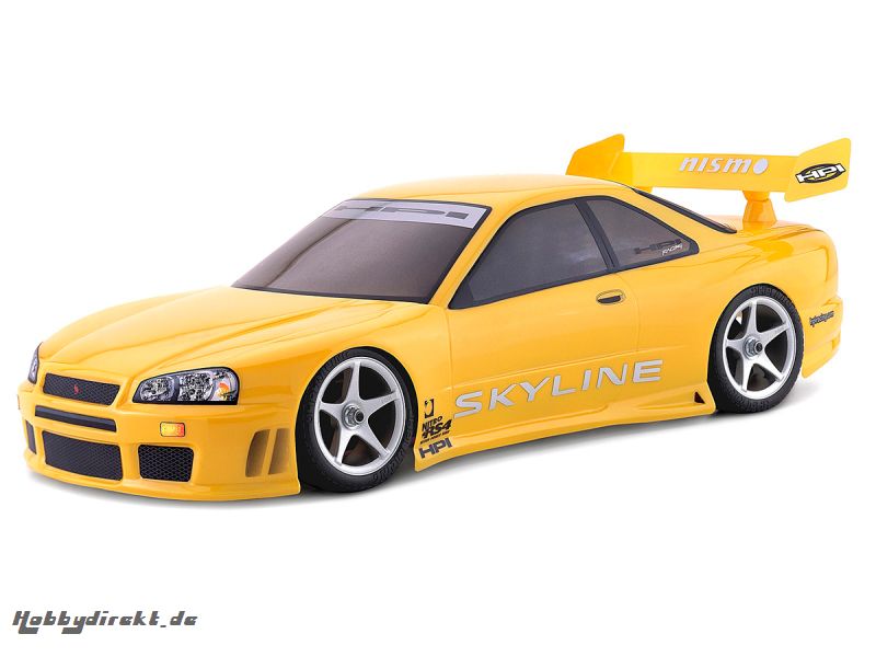 Nissan Skyline R34 25GT Karosserie 200mm HPI 7409