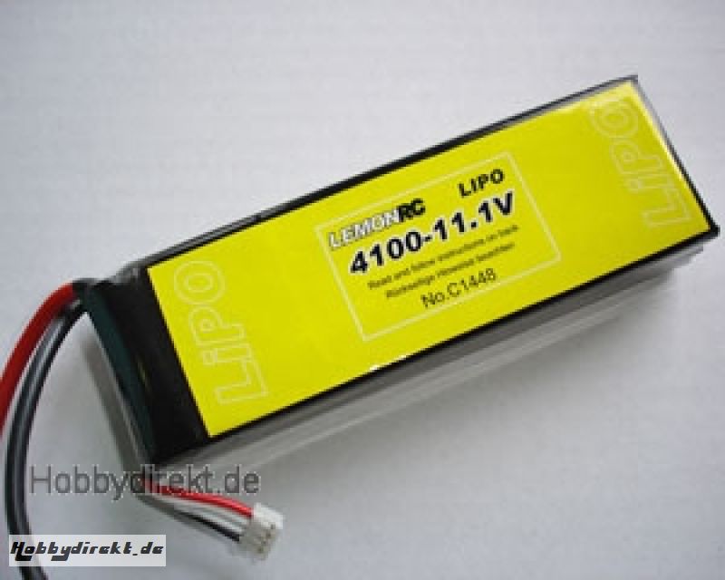 Lemon RC 4100 - 11,1V Lipo Lithium Polymer Akku