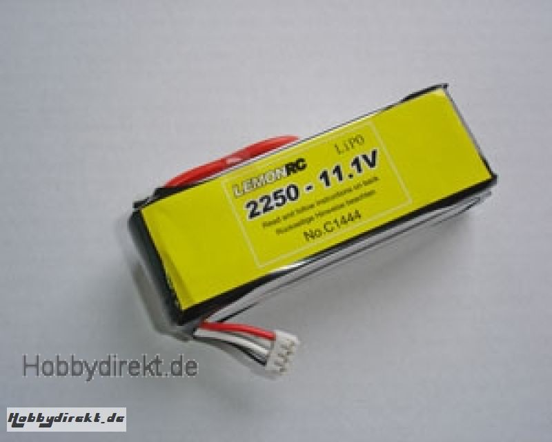 Lemon RC 2250 - 11,1V Lipo Lithium Polymer Akku