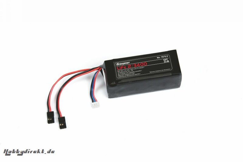 Receiver battery LiFe 2/3400 2 Graupner 7673.2