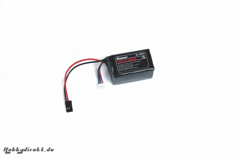 receiverbattery LiFe2/1800 6,6 Graupner 7689.2