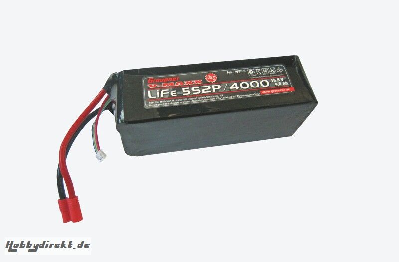 LiFe battery V-MAXX30C 5/400 1 Graupner 7685.5