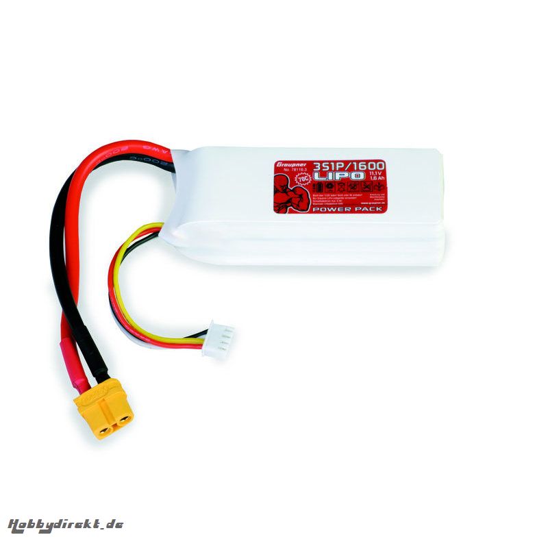 Power Pack LiPo 3/1600 11,1 V Graupner 78116.3