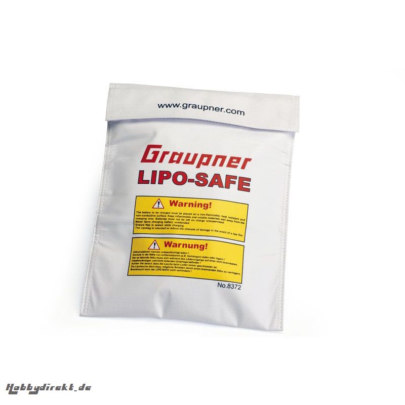 LiPo-SAFE Sicherheitstasche ws 22 x 30cm Graupner 8372