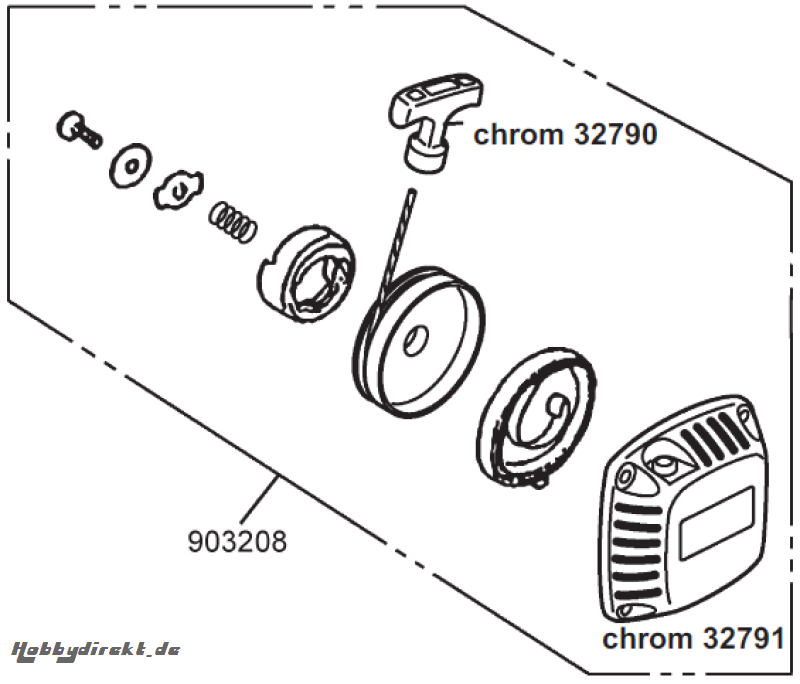 Starter-A, 23/27ccm Carson 903208