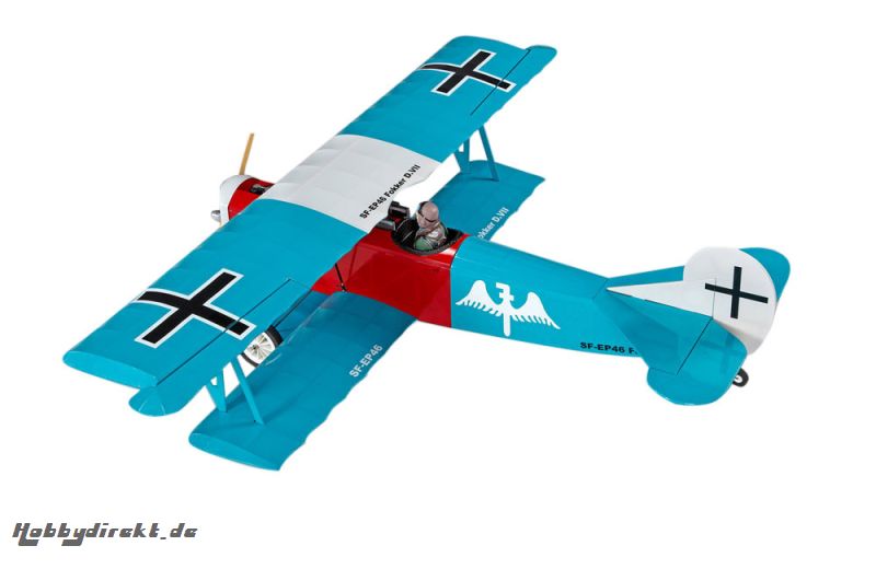 SFM Fokker DVII EP ARTF blaugrün SF A-SFMEP46C