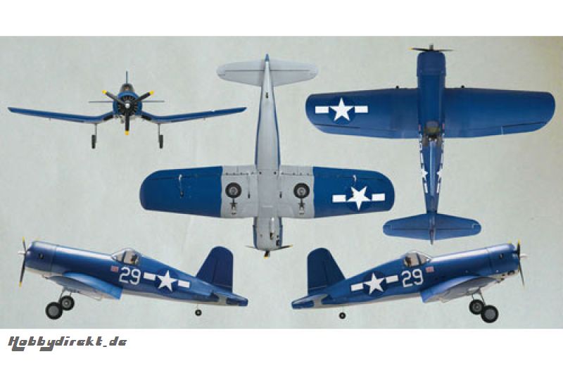 F4-U Corsair Gold Edition 62 ARTF Topflite A-TOPA0951