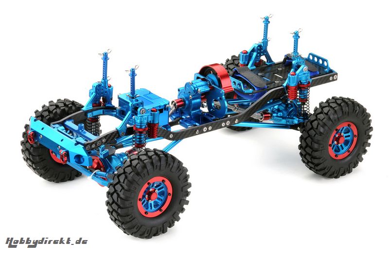 1:10 EP Crawler CR-01 metallic blue 4WD Rolling Chassis Absima 12001