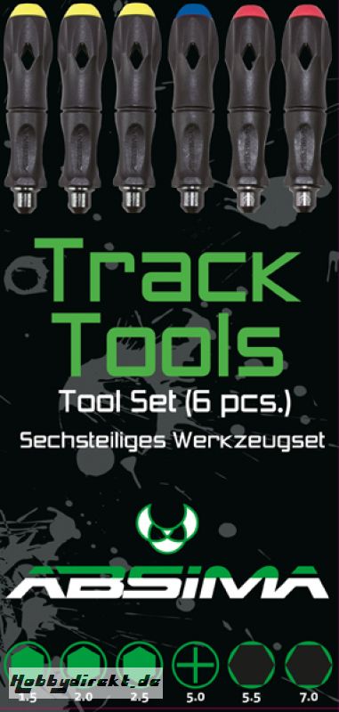 Absima Werkzeug Set 6tlg. Track Tools Absima 3000045