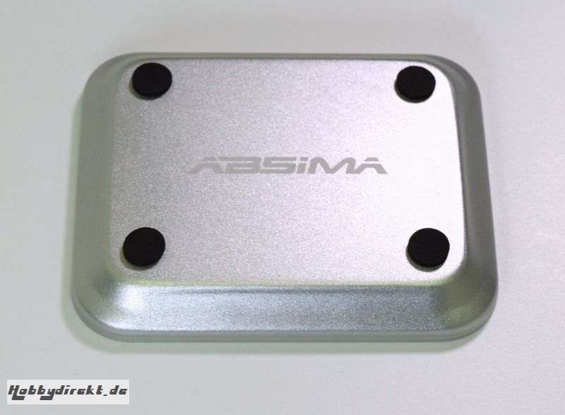 Absima Aluschale mit Magnetplatte silber Absima 3000062