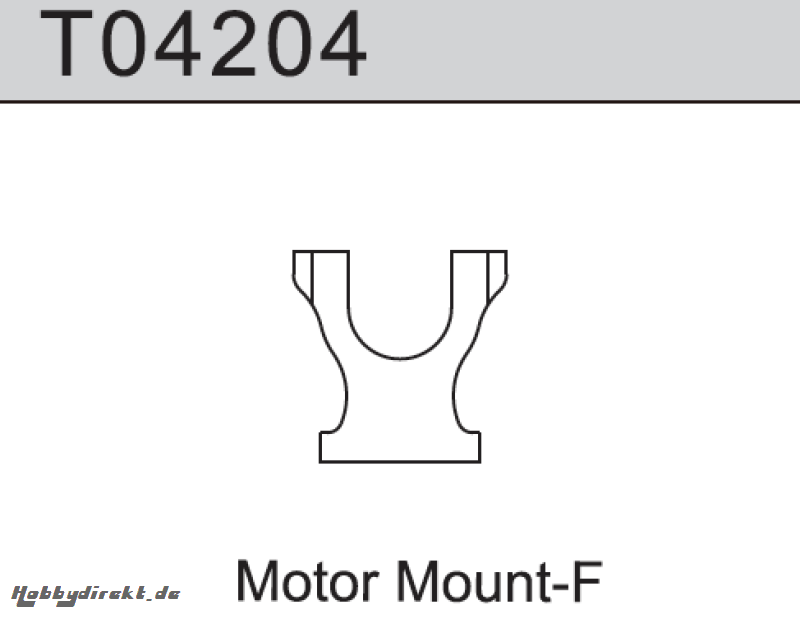 Aluminium Center Bulkhead TM4V2 1:10 4WD Comp. Buggy Absima T04204