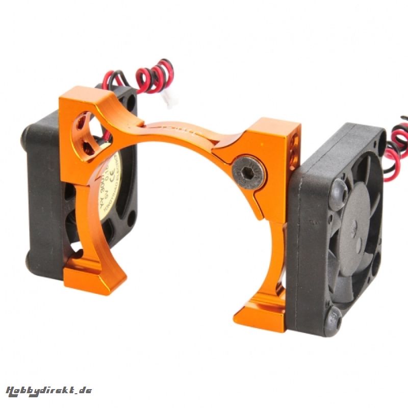 Doppel-Lüfterhalterung für 540er Motor orange Absima TC346OR