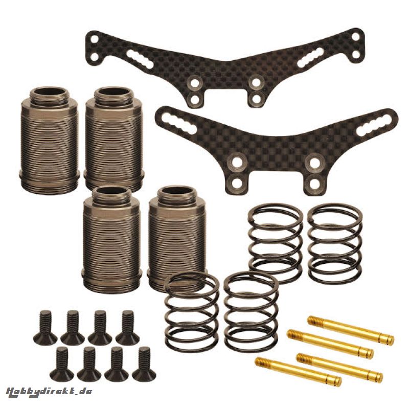 Aluminium Stoßdämpfer Set lang (2 St.) Comp. Onroad Absima TU1070