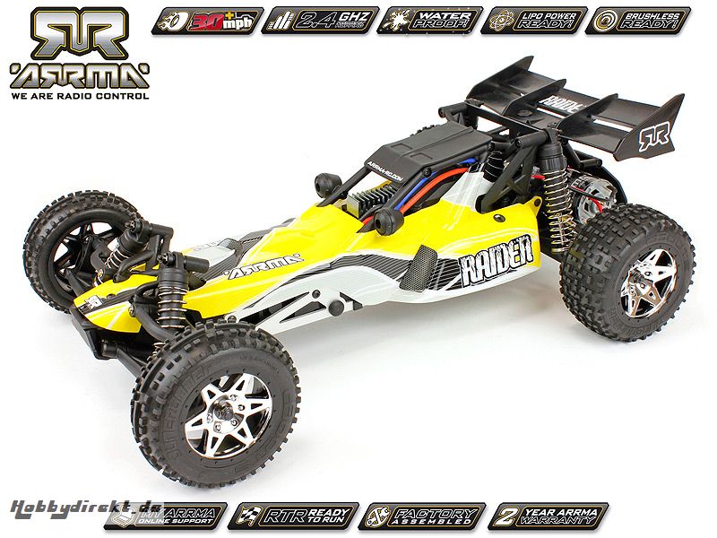 Arrma ADX-10 Buggy, gelb / RTR Revell RC Pro AR102101