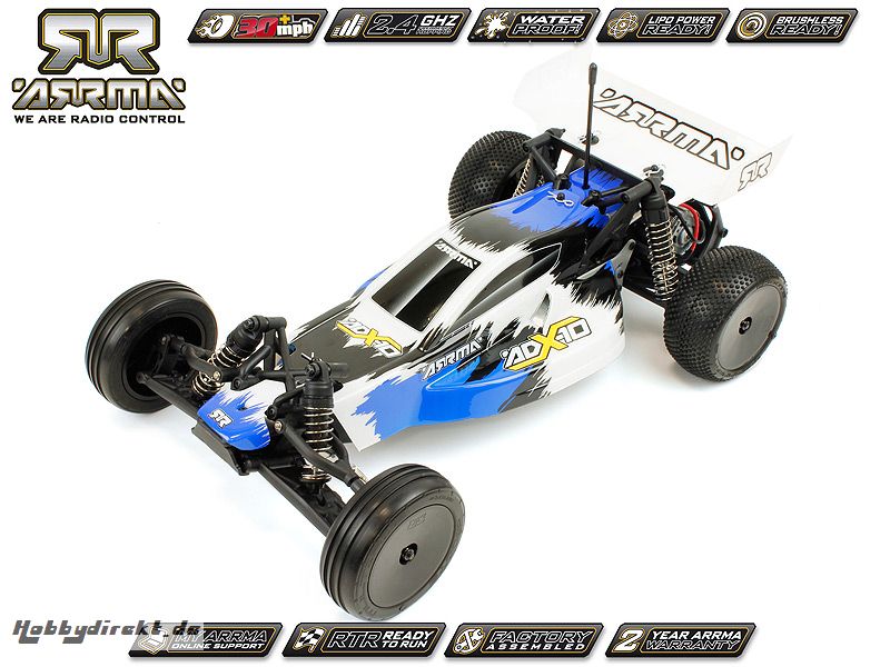 ADX-10 Buggy, blau / RTR AR102111