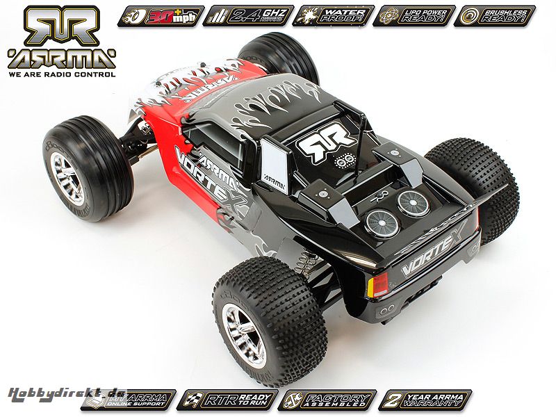 Vortex Truggy, rot / RTR AR102221