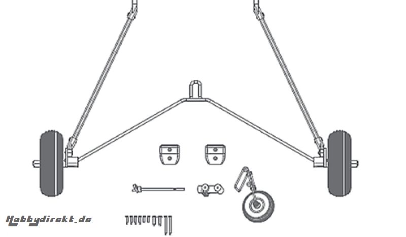 Fahrwerk PC-6 Robbe 26230007