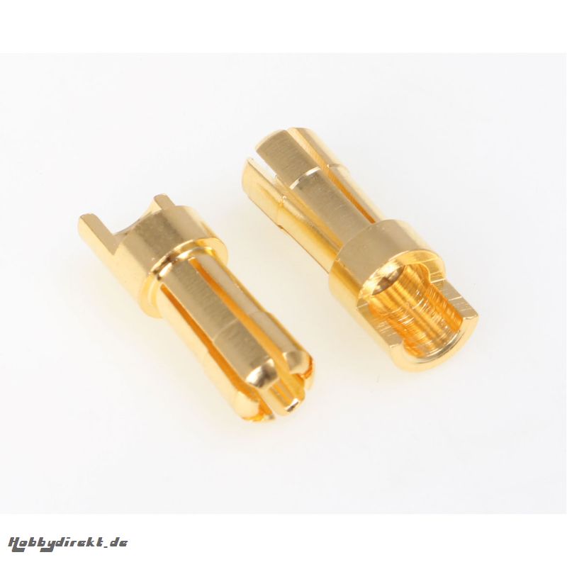 GOLDKONTAKT STECKSYSTEM 5,5MM STECKER 5STK. Robbe 40038