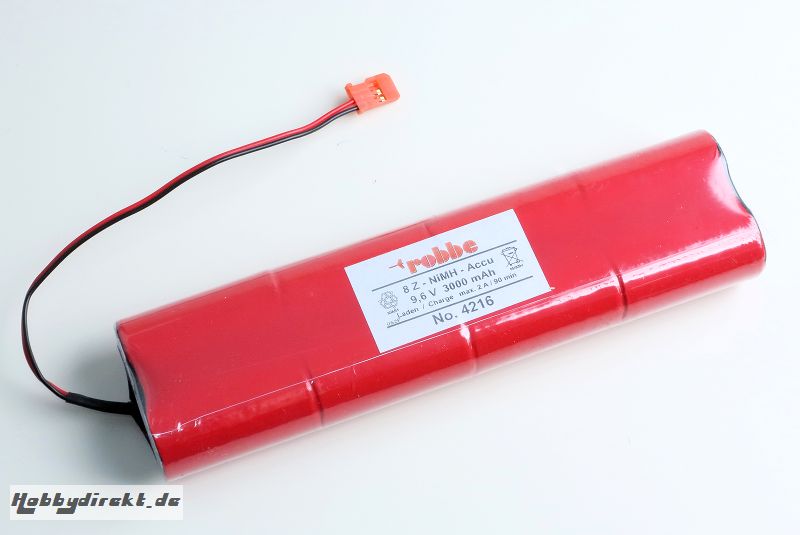 Senderakku 9,6V 3300mAh, F14,FC16- 3pol Aviotiger 4216