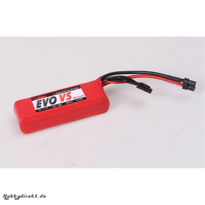 RO-POWER EVO V5 25(50)C 11,1 VOLT 3S 850MAH LIPO AKKU Robbe 6527