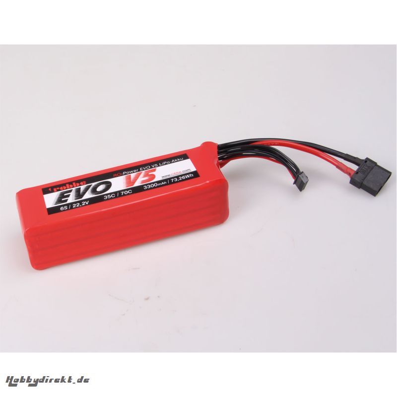 RO-POWER EVO V5 35(70)C 22,2 VOLT 6S 3300MAH LIPO AKKU Robbe 6567