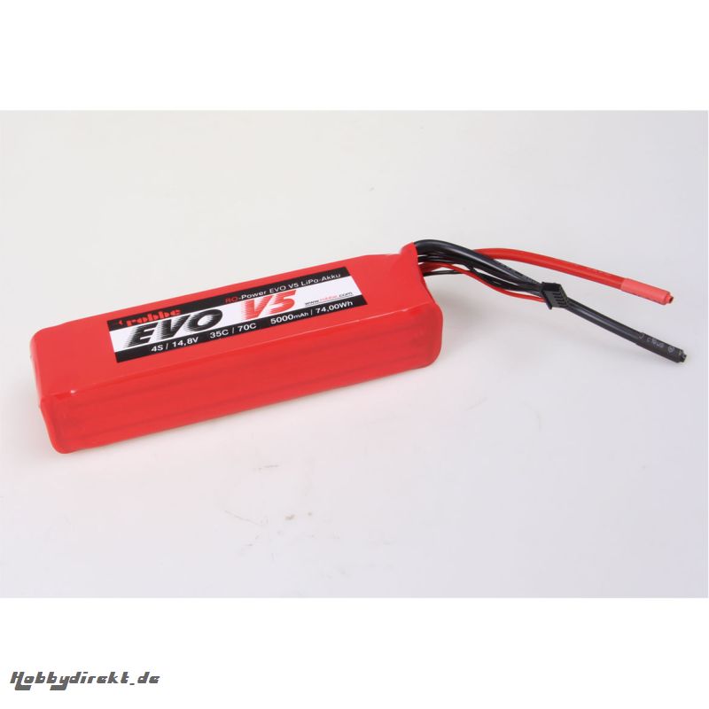 RO-POWER EVO V5 35(70)C 14,8 VOLT 4S 5000MAH LIPO AKKU Robbe 6572