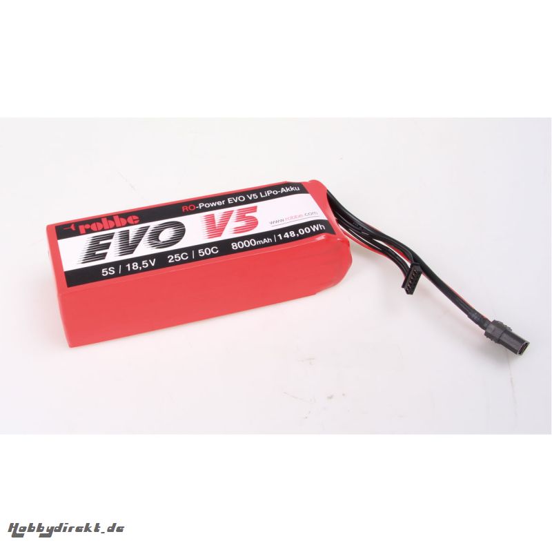 RO-POWER EVO V5 25(50)C 18,5 VOLT 5S 8000MAH LIPO AKKU Robbe 6582